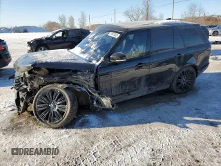 2022 Land Rover Range Rover Westminster with VIN SALGS2RU3NA470981, listed as a Copart auction lot 41821835 with 61,431 mi miles and Salvage Title. Bid and sale history available at carsss.com. Image 1.