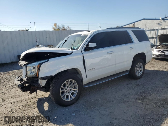 2015 GMC Yukon SLE with VIN 1GKS2AKCXFR107517, listed as a Copart auction lot 76950354 with Not Provided miles and Salvage Title. Bid and sale history available at DreamBid. Image 1.