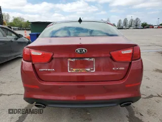 2014 Kia Optima EX z VIN 5XXGN4A73EG265049, wystawiony jako Copart lot #53944645 z przebiegiem 89 041 mil mil oraz Szkoda całkowita • Salvage title. Historia ofert i sprzedaży dostępna na DreamBid. Obrazek 6.