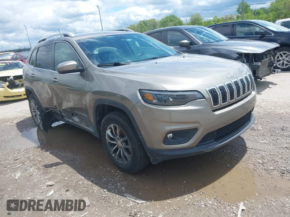2020 Jeep Cherokee Latitude Plus with VIN 1C4PJMLB1LD569548, listed as a IAAI auction lot 42330117 with 37,897 mi miles and . Bid and sale history available at DreamBid. Image 1.