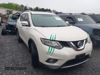 2015 Nissan Rogue SL with VIN 5N1AT2MVXFC760372, listed as a IAAI auction lot 41970884 with 196,344 mi miles. Bid and sale history available at carsss.com. Image 1.