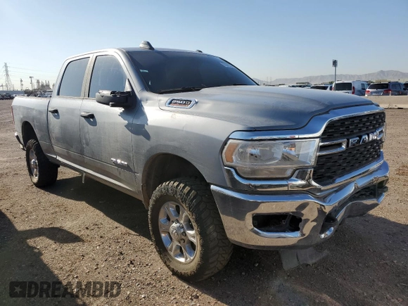 2024 Ram 2500 Big Horn with VIN 3C6UR5DJ8RG413310, listed as a Copart auction lot 60254495 with 7,369 mi miles and Clean title. Bid and sale history available at DreamBid. Image 4.