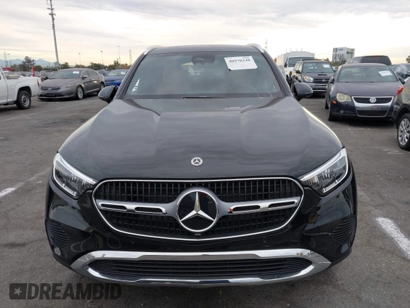 2025 Mercedes-Benz GLC with VIN W1NKM4GB1SF286963, listed as a IAAI auction lot 40970348 with 108 mi miles. Bid and sale history available at carsss.com. Image 12.