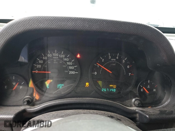 2008 Jeep Wrangler Unlimited X with VIN 1J4GA39108L559478, listed as a Copart auction lot 58937685 with 267,140 mi miles and Clean title. Bid and sale history available at DreamBid. Image 9.