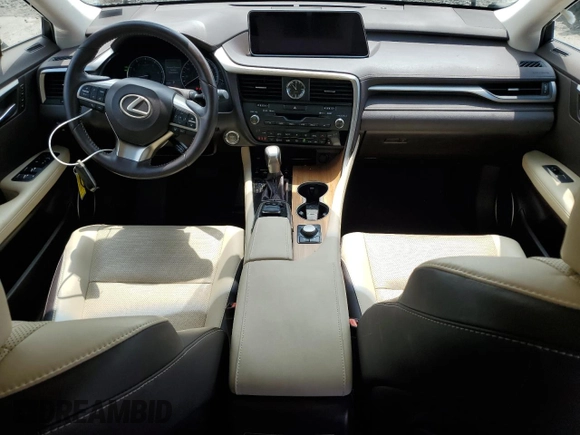 2019 Lexus RX 350 with VIN JTJBZMCA1K2041526, listed as a Copart auction lot 60991095 with 42,644 mi miles and Salvage title. Bid and sale history available at DreamBid. Image 8.