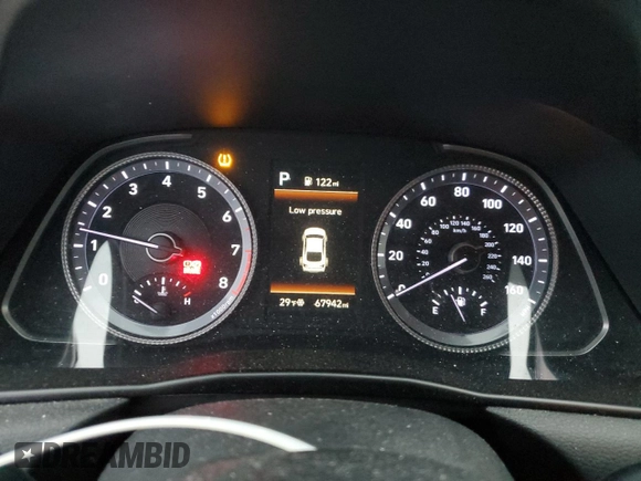 2020 Hyundai Sonata SEL z VIN 5NPEL4JA7LH014979, wystawiony jako Copart lot #87449224 z przebiegiem 67 942 mil mil oraz Szkoda całkowita • Salvage title. Historia ofert i sprzedaży dostępna na DreamBid. Obrazek 9.