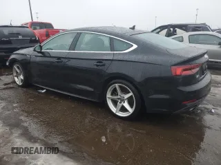2018 Audi A5 Sportback Premium Plus with VIN WAUENCF57JA098481, listed as a Copart auction lot 38524434 with 49,740 mi miles. Bid and sale history available at carsss.com. Image 2.