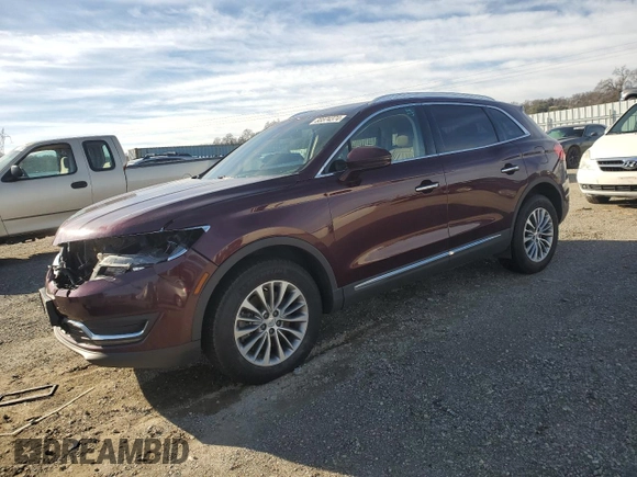 2017 Lincoln MKX Select with VIN 2LMPJ8KPXHBL16665, listed as a Copart auction lot 83374374 with 103,006 mi miles and Salvage Title. Bid and sale history available at carsss.com. Image 1.