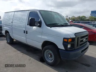 2012 Ford Econoline Cargo Commercial with VIN 1FTNE1EW7CDB34396, listed as a IAAI auction lot 42239192 with 102,826 mi miles and . Bid and sale history available at DreamBid. Image 1.