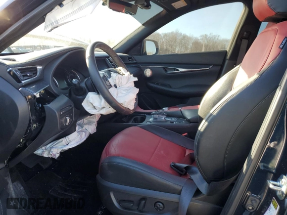 2024 Infiniti QX50 Sport with VIN 3PCAJ5FB7RF112414, listed as a Copart auction lot 42352175 with Not Provided miles and Salvage Title. Bid and sale history available at DreamBid. Image 7.