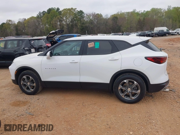 2023 Chevrolet Blazer LT with VIN 3GNKBHR45PS234006, listed as a IAAI auction lot 41927800 with 57,610 mi miles and . Bid and sale history available at DreamBid. Image 14.