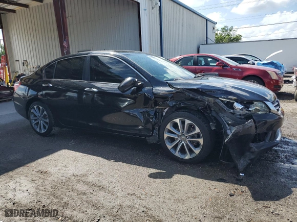 2015 Honda Accord Sedan Sport with VIN 1HGCR2F56FA084556, listed as a Copart auction lot 51522165 with 154,812 mi miles and Salvage Title. Bid and sale history available at carsss.com. Image 4.