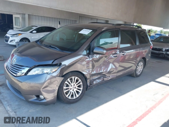2017 Toyota Sienna XLE Auto Access Seat with VIN 5TDYZ3DC0HS835216, listed as a IAAI auction lot 42342681 with 128,333 mi miles and . Bid and sale history available at DreamBid. Image 17.