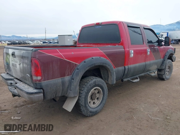 2003 Ford Super Duty F-250 XL with VIN 1FTNW21P83ED49491, listed as a IAAI auction lot 41784200 with 225,204 mi miles. Bid and sale history available at carsss.com. Image 4.