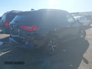 2021 BMW X5 M50i with VIN 5UXJU4C08M9G07925, listed as a IAAI auction lot 40439065 with 20,972 mi miles. Bid and sale history available at carsss.com. Image 4.