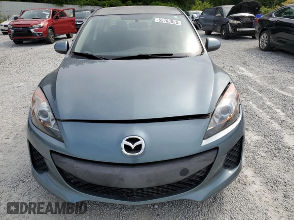 2012 Mazda 3 i Touring with VIN JM1BL1V71C1694546, listed as a Copart auction lot 55103025 with 148,810 mi miles and Salvage title. Bid and sale history available at DreamBid. Image 5.