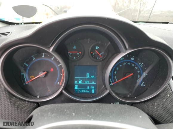 2012 Chevrolet Cruze ECO with VIN 1G1PJ5SC0C7166071, listed as a Copart auction lot 44583185 with 143,764 mi miles and Clean Title. Bid and sale history available at carsss.com. Image 9.