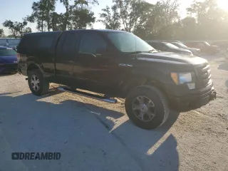 2009 Ford F-150 STX with VIN 1FTRX14W69FA23543, listed as a Copart auction lot 52314695 with 149,268 mi miles and Salvage Title. Bid and sale history available at DreamBid. Image 4.