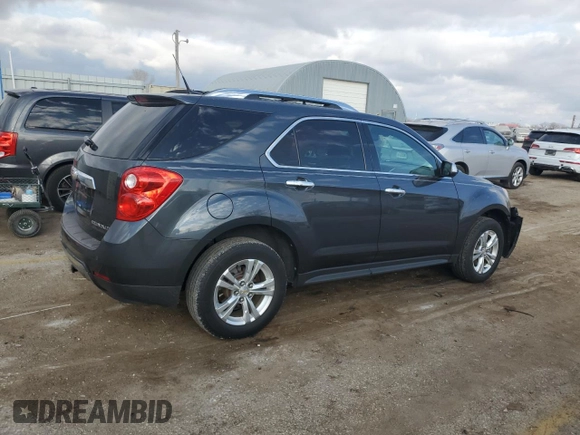 2010 Chevrolet Equinox LTZ with VIN 2CNFLGEW5A6230774, listed as a Copart auction lot 86817024 with 100,767 mi miles and Salvage Title. Bid and sale history available at DreamBid. Image 3.