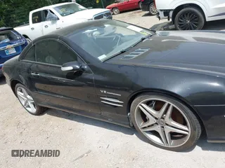 2005 Mercedes-Benz SL 55 AMG with VIN WDBSK74F85F101039, listed as a IAAI auction lot 42812397 with 76,452 mi miles and . Bid and sale history available at DreamBid. Image 13.