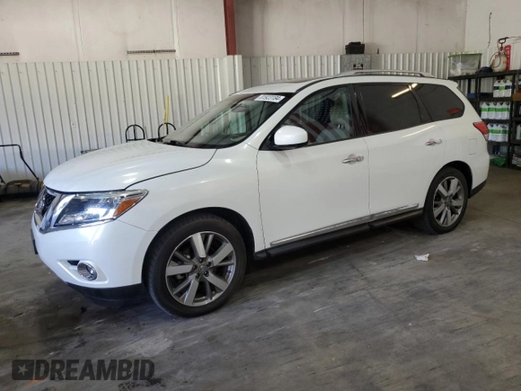 2014 Nissan Pathfinder SL z VIN 5N1AR2MN6EC647452, wystawiony jako Copart lot #81923184 z przebiegiem 138 353 mil mil oraz Czysty tytuł • Clean title. Historia ofert i sprzedaży dostępna na DreamBid. Obrazek 1.