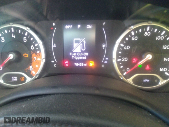 2017 Jeep Renegade Altitude with VIN ZACCJABB1HPF63868, listed as a IAAI auction lot 41282512 with 78,428 mi miles and . Bid and sale history available at DreamBid. Image 7.