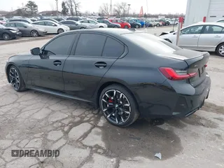2025 BMW 3 Series M340i xDrive with VIN 3MW69FT02S8F00519, listed as a IAAI auction lot 41150515 with 715 mi miles. Bid and sale history available at carsss.com. Image 3.