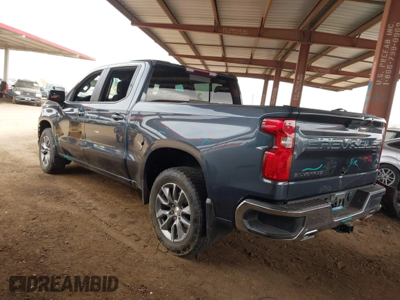 2021 Chevrolet Silverado 1500 LT with VIN 1GCUYDET1MZ296250, listed as a IAAI auction lot 41865934 with 69,413 mi miles. Bid and sale history available at carsss.com. Image 3.