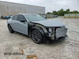 2024 Acura TLX w/A-Spec Package with VIN 19UUB6F5XRA001862, listed as a Copart auction lot 70484204 with 1,400 mi miles and Salvage Title. Bid and sale history available at carsss.com. Image 14.