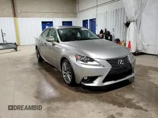 2015 Lexus IS 250 with VIN JTHCF1D29F5019038, listed as a Copart auction lot 53210275 with 55,348 mi miles and Salvage Title. Bid and sale history available at DreamBid. Image 14.