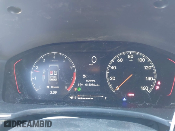2024 Honda Civic Si with VIN 2HGFE1E51RH470618, listed as a IAAI auction lot 41756006 with 15,056 mi miles and . Bid and sale history available at DreamBid. Image 7.