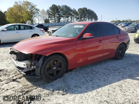 2015 BMW 3 Series 320i with VIN WBA3B1G57FNT03896, listed as a Copart auction lot 50959635 with 97,273 mi miles and Salvage Title. Bid and sale history available at carsss.com. Image 1.