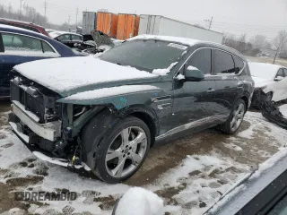 2021 Genesis GV80 z VIN KMUHCESC9MU074852, wystawiony jako Copart lot #45105585 z przebiegiem 103 976 mil mil oraz Szkoda całkowita • Salvage title. Historia ofert i sprzedaży dostępna na DreamBid. Obrazek 1.