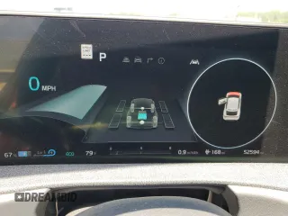 2022 Kia EV6 Wind with VIN KNDC3DLC7N5028809, listed as a Copart auction lot 54728684 with 52,594 mi miles and Salvage Title. Bid and sale history available at carsss.com. Image 9.