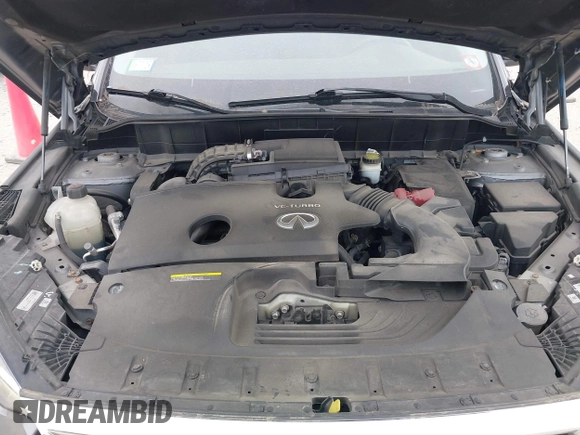 2019 Infiniti QX50 Luxe with VIN 3PCAJ5M19KF135211, listed as a IAAI auction lot 42308891 with 128,432 mi miles and . Bid and sale history available at DreamBid. Image 10.