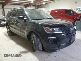 2018 Ford Explorer Sport z VIN 1FM5K8GT7JGB51209, wystawiony jako Copart lot #45980945 z przebiegiem 78 616 mil mil oraz Szkoda całkowita • Salvage title. Historia ofert i sprzedaży dostępna na DreamBid. Obrazek 4.