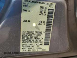 2014 Nissan Altima S with VIN 1N4AL3AP0EC147603, listed as a Copart auction lot 52253365 with 130,311 mi miles and Salvage Title. Bid and sale history available at DreamBid. Image 12.