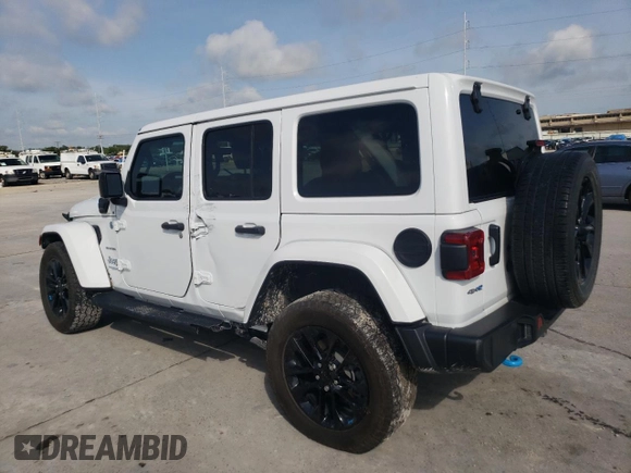 2022 Jeep Wrangler Unlimited Sahara z VIN 1C4JJXP68NW171569, wystawiony jako Copart lot #58955445 z przebiegiem Nie podano mil oraz Szkoda całkowita • Salvage title. Historia ofert i sprzedaży dostępna na DreamBid. Obrazek 2.