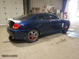 2003 Hyundai Tiburon GT with VIN KMHHN65F43U075197, listed as a Copart auction lot 52617655 with 117,561 mi miles and Salvage Title. Bid and sale history available at carsss.com. Image 3.