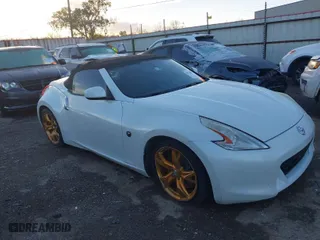 2010 Nissan 370Z Touring with VIN JN1AZ4FH5AM301858, listed as a IAAI auction lot 40716825 with NaN miles. Bid and sale history available at carsss.com. Image 1.