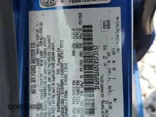 2012 Ford Fusion SEL z VIN 3FAHP0JAXCR373157, wystawiony jako Copart lot #56920275 z przebiegiem 185 178 mil mil oraz Szkoda całkowita • Salvage title. Historia ofert i sprzedaży dostępna na DreamBid. Obrazek 12.