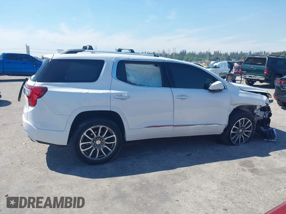 2021 GMC Acadia Denali with VIN 1GKKNPLS9MZ124774, listed as a IAAI auction lot 41859968 with 46,592 mi miles and . Bid and sale history available at carsss.com. Image 14.