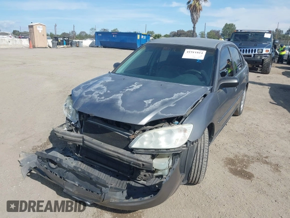 2004 Honda Civic LX with VIN 2HGES16654H579927, listed as a IAAI auction lot 41911814 with 233,803 mi miles. Bid and sale history available at carsss.com. Image 17.
