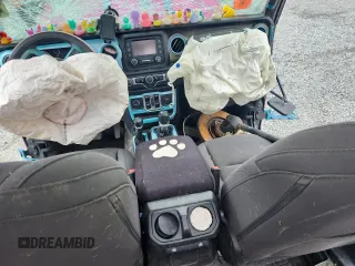 2018 Jeep Wrangler Unlimited Sport S z VIN 1C4HJXDGXJW299558, wystawiony jako Copart lot #58648855 z przebiegiem Nie podano mil oraz Szkoda całkowita • Salvage title. Historia ofert i sprzedaży dostępna na DreamBid. Obrazek 8.