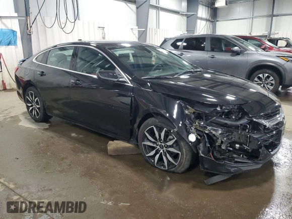 2024 Chevrolet Malibu RS with VIN 1G1ZG5ST4RF213186, listed as a Copart auction lot 47142985 with 8,984 mi miles and Salvage Title. Bid and sale history available at DreamBid. Image 4.
