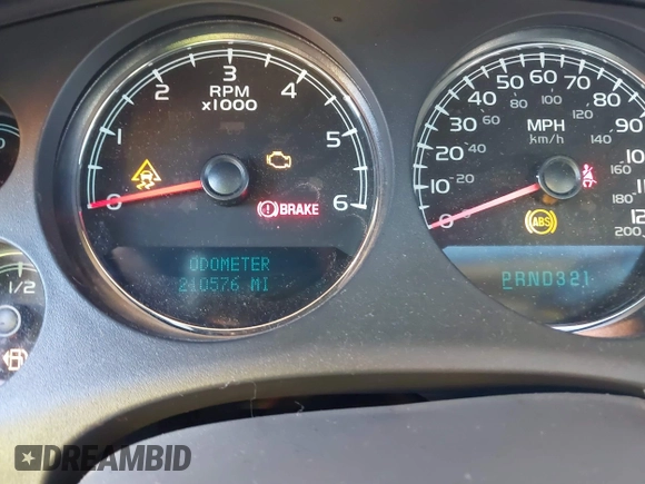 2008 Chevrolet Tahoe LTZ with VIN 1GNFC13JX8R277832, listed as a IAAI auction lot 41348121 with 210,576 mi miles and . Bid and sale history available at DreamBid. Image 7.