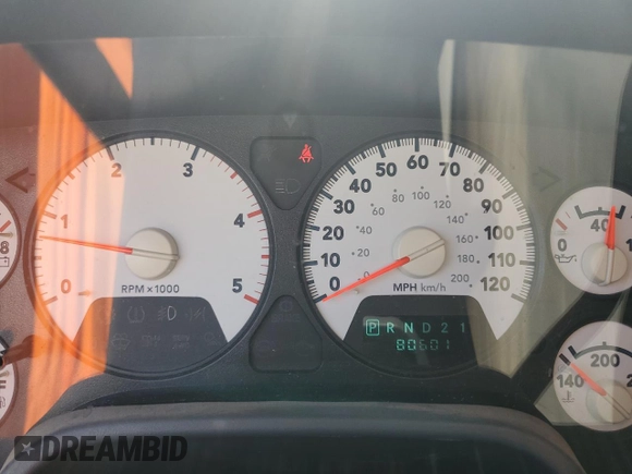 2006 Dodge 2500 SLT z VIN 3D7KS28C26G131938, wystawiony jako Copart lot #61466185 z przebiegiem 80 601 mil mil oraz Nie do naprawy • Non repairable. Historia ofert i sprzedaży dostępna na DreamBid. Obrazek 9.