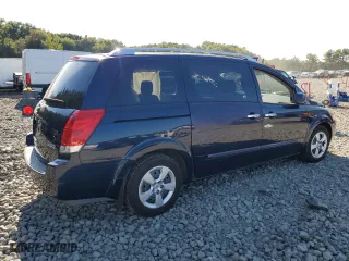 2007 Nissan Quest S with VIN 5N1BV28U87N101518, listed as a Copart auction lot 71054434 with 0 mi miles and Salvage Title. Bid and sale history available at carsss.com. Image 3.