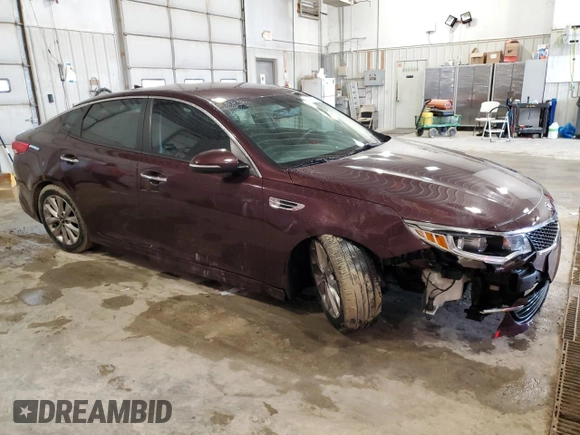 2018 Kia Optima S with VIN 5XXGT4L38JG259791, listed as a Copart auction lot 51423725 with 86,688 mi miles and Salvage title. Bid and sale history available at DreamBid. Image 4.