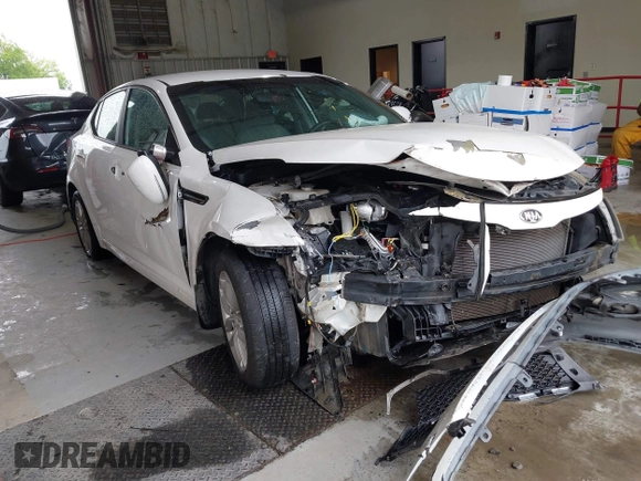 2013 Kia Optima LX with VIN 5XXGM4A72DG258725, listed as a IAAI auction lot 41981412 with 148,173 mi miles and . Bid and sale history available at carsss.com. Image 1.